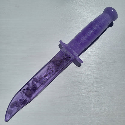 Purple Floral Resin Replica Tactical Piece