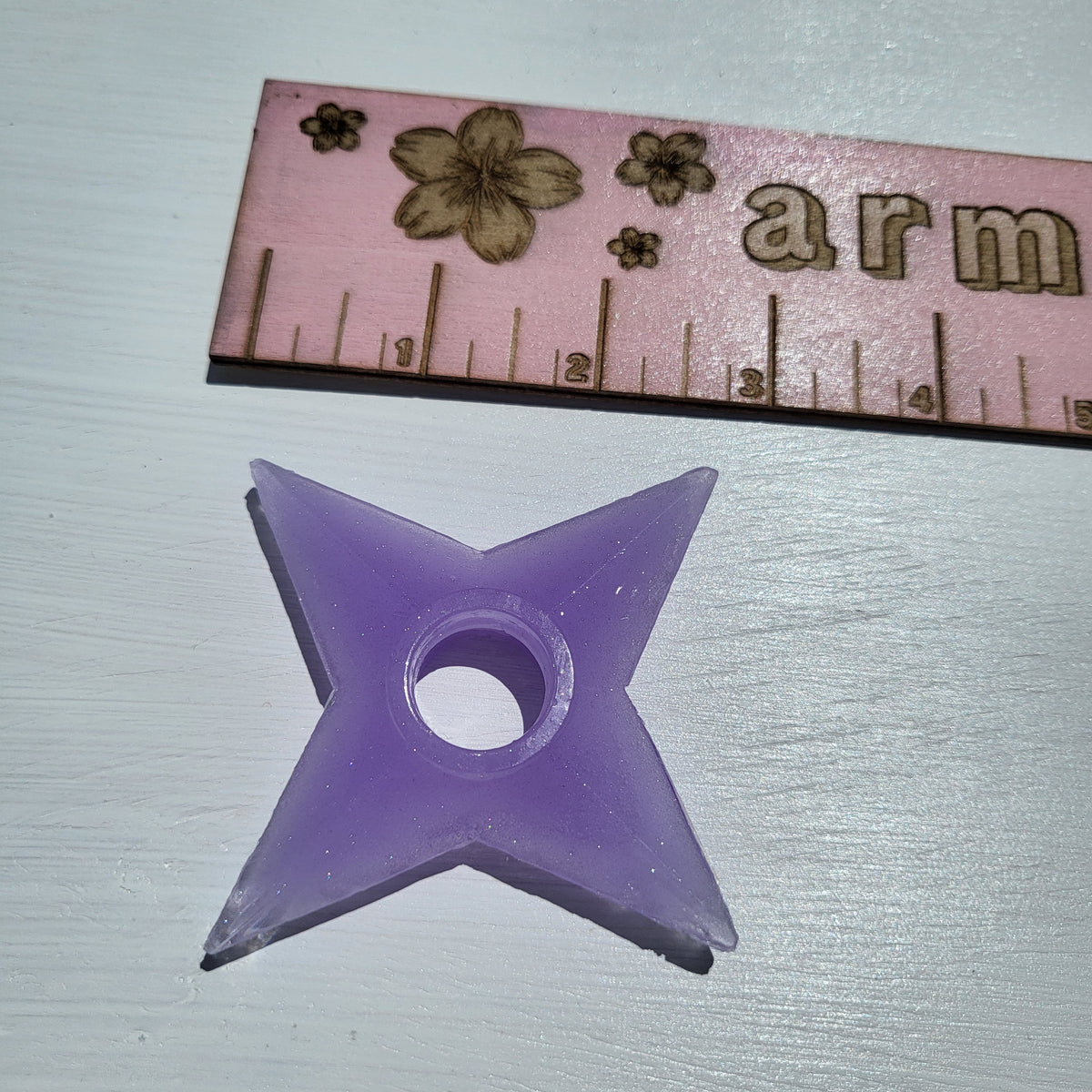 Purple Resin Replica Shuriken