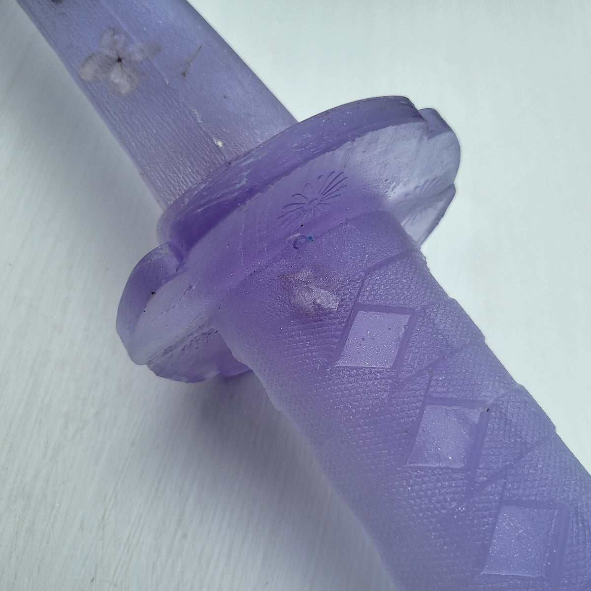 Purple Floral Resin Replica Japanese Piece